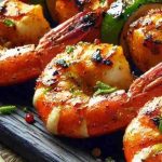 Tandoori Shrimp Salad.
